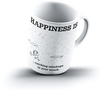 

Ucard Happiness Is1865 Bone China, Ceramic, Porcelain Mug(325 ml)