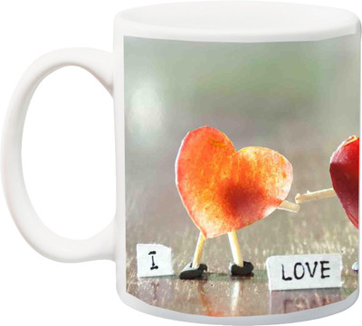 

ME&YOU Gift for Husband/Wife/Girlfriend/Boyfriend/Lover;"I Love You HD printed Ceramic Mug(325 ml), Multicolor