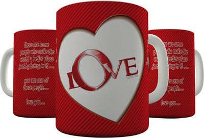 

Shaildha Valentine_2014_046 Ceramic Mug(350 ml), Multicolor