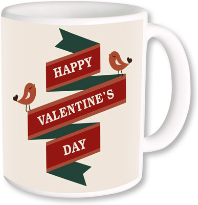 

Heyworlds happy valentine day gifts 08 Ceramic Mug(325 ml), Multicolor