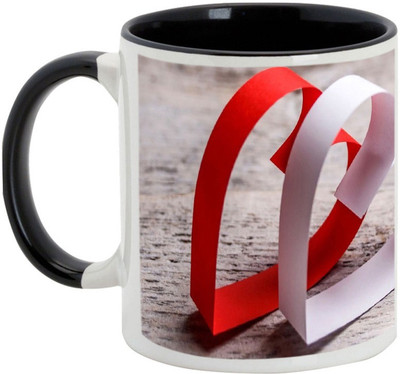 

AllUPrints Boyfriend/Girlfriend Gifts - Love Revolves Around You Ceramic Mug(325 ml), Black