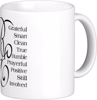 

Exoctic Silver Best Quoted Coffee 00073 Ceramic Mug(300 ml), Multicolor