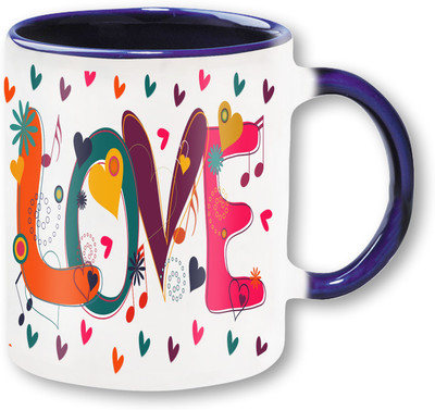 

PhotogiftsIndia Happy Valentine Day Love 02.Jpg Ceramic Mug(325 ml), Multicolor
