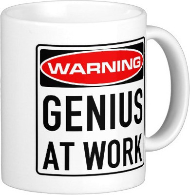 

Exoctic Silver Attitude Rockzz A002 Ceramic Mug(350 ml), Multicolor