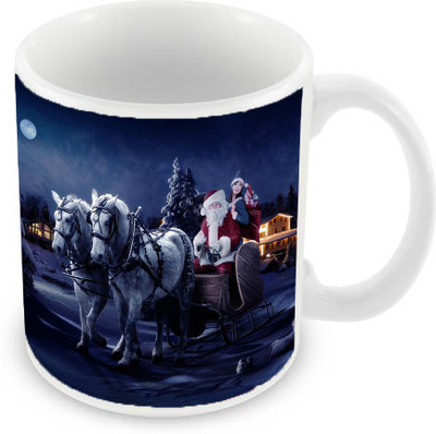

Sleep Nature's SN-MG-1296 Ceramic Mug(350 ml), Multicolor