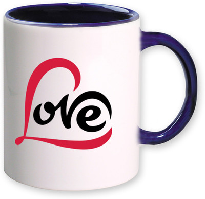 

Heyworlds love happy valentine gifts 04 Ceramic Mug(325 ml), Multicolor