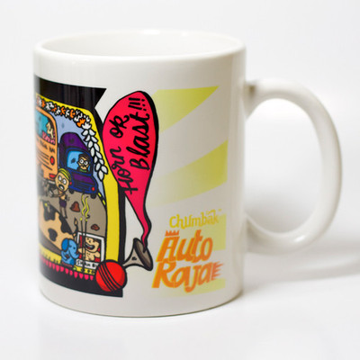 

Chumbak Auto Raja Ceramic Mug, Multicolor
