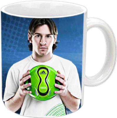 

Raj Laxmi Magician Messy White Ceramic Mug(350 ml)