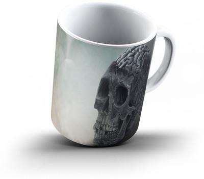 

Ucard Skull Brain948 Bone China, Ceramic, Porcelain Mug(325 ml)