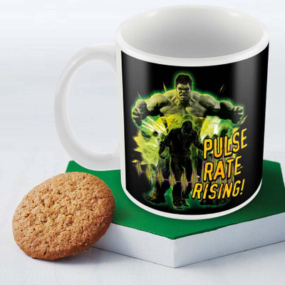 

Posterboy Hulk - Pulse Rate Rising Officially Licensed (Pack Of 1) Ceramic Mug(350 ml)