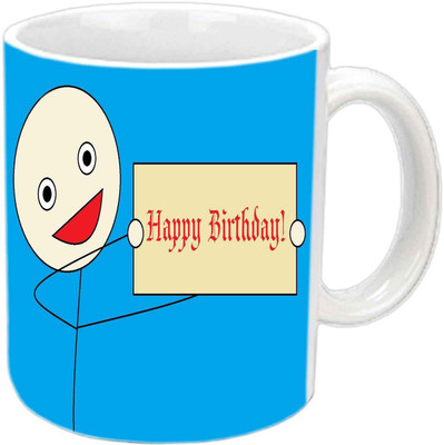 Raj Laxmi pencil drawing face lover b'day white mug Ceramic Mug(350 ml)