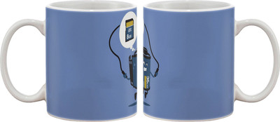 

Artifa Film Vs Memory Card Design Porcelain, Ceramic Mug(350 ml), Multicolor