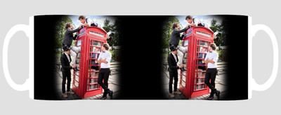 

Mooch Wale One Direction Telephone Booth Take Me Home Ceramic Mug(325 ml), Multicolor