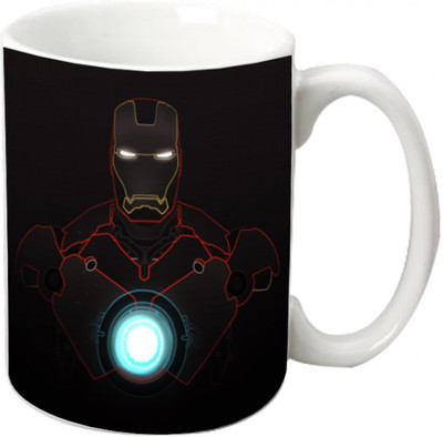 

Maison N Mode Power Man Coffee Ceramic Mug(330 ml), Multicolor