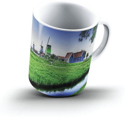 

Ucard Windmill2713 Bone China, Ceramic, Porcelain Mug(325 ml), Multicolor