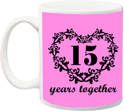 

ME&YOU Gift for Husband/Wife On Anniversary Ceramic Mug(325 ml), Multicolor