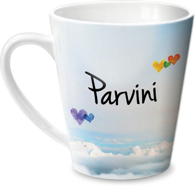 

Hot Muggs Simply Love You Parvini Conical Ceramic Mug(350 ml)