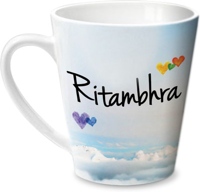 

Hot Muggs Simply Love You Ritambhra Conical Ceramic Mug(350 ml)