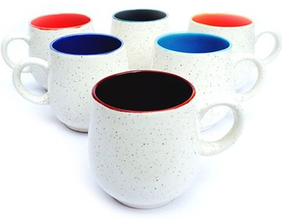 

Toygully Ceramic(Multicolor, Pack of 6)