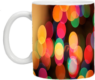 

mahis fashion dotted 20 Ceramic Mug(255 ml), Multicolor