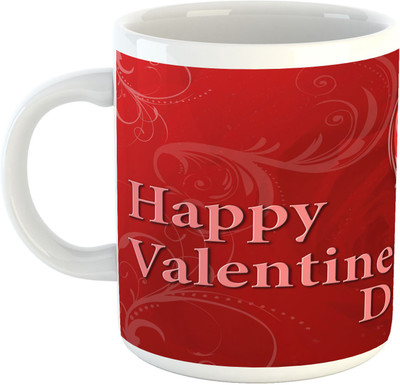 

Deeher Gifts Happy Valantine's Day design11 Ceramic Mug(330 ml), Multicolor