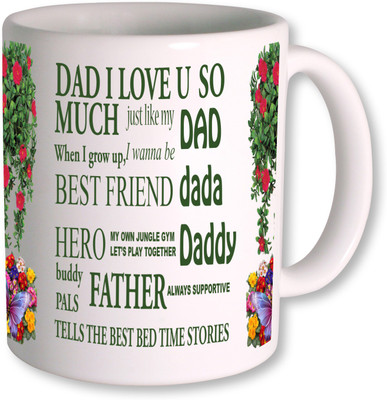 

PhotogiftsIndia Happy Fathers Day 010 Ceramic Mug(350 ml), White