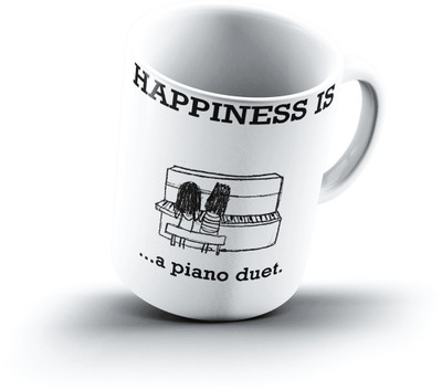 

Ucard Happiness Is1824 Bone China, Ceramic, Porcelain Mug(325 ml)