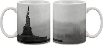 

Artifa Statue Of Liberty Vintage Porcelain, Ceramic Mug(350 ml), Multicolor