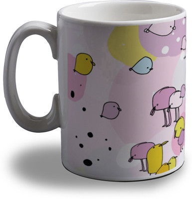 

Artifa Abstract Cartoon Porcelain, Ceramic Mug(350 ml), Multicolor