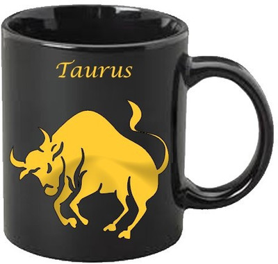 Smileonline Zodiac Coffee - Gold - Taurus Ceramic Mug available at flipkart for Rs.390