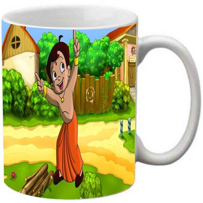 

Maison N Mode Chhota Bheem Garden Coffee Ceramic Mug(330 ml), Multicolor