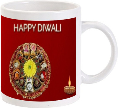 

Lolprint 40 Diwali Ceramic Mug(325 ml)