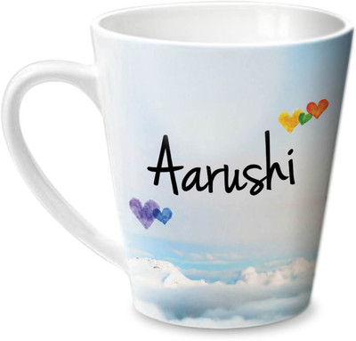 

Hot Muggs Simply Love You Aarushi Conical Ceramic Mug(350 ml)