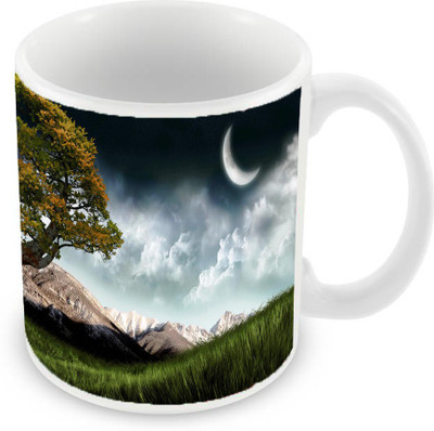 

Sleep Nature's SN-MG-709 Ceramic Mug(350 ml), Multicolor