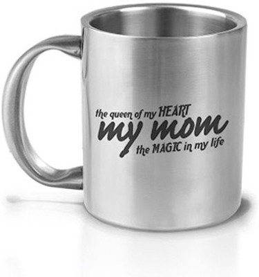47% OFF on Hot Muggs My Mom Stainless Steel Mug(350 ml)