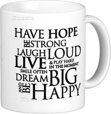 

Exoctic Silver 159 Ceramic Mug(250 ml), White