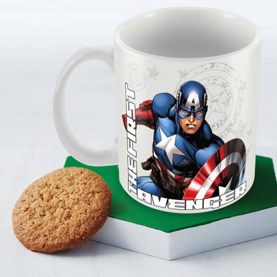 

Posterboy The first Avenger Officially Licensed Ceramic Mug(350 ml), Multicolor