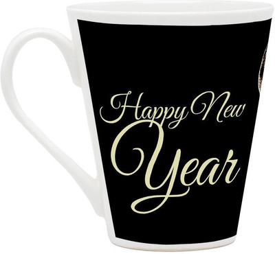

Homesogood Joyful New Year Ceramic Mug(355 ml)