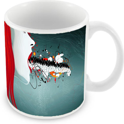 

Sleep Nature's SN-MG-862 Ceramic Mug(350 ml), Multicolor
