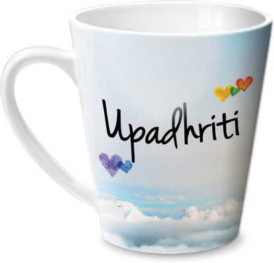 

Hot Muggs Simply Love You Upadhriti Conical Ceramic Mug(350 ml)