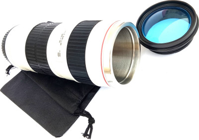 

Akki Collection camera mug Carbon Steel Mug(400 ml), Multicolor