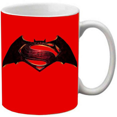 

Maison N Mode Superman Mask Coffee Ceramic Mug(330 ml), Multicolor