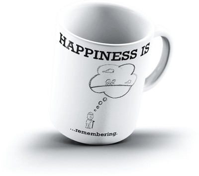 

Ucard Happiness Is1691 Bone China, Ceramic, Porcelain Mug(325 ml)