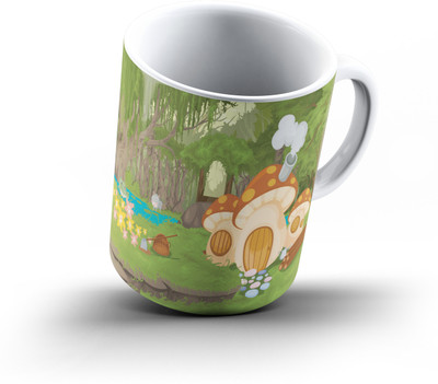 

Ucard Mushroom Art394 Bone China, Ceramic, Porcelain Mug(325 ml)