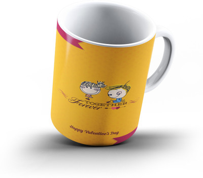 

Ucard Valentines Day Love618 Bone China, Ceramic, Porcelain Mug(325 ml)