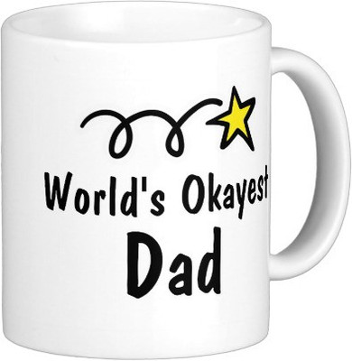 

Exoctic Silver Daddy Cool A001 Ceramic Mug(350 ml), Multicolor