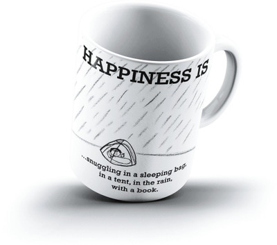 

Ucard Happiness Is1887 Bone China, Ceramic, Porcelain Mug(325 ml)