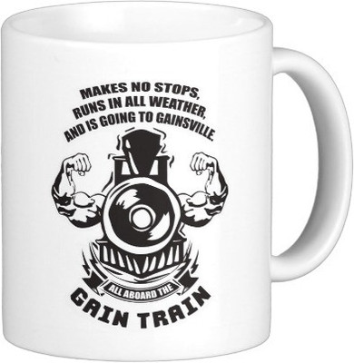 

Exoctic Silver MUG97 Ceramic Mug(250 ml), White