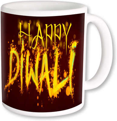 

PhotogiftsIndia Subh Deepawali 003 Ceramic Mug(325 ml), Multicolor