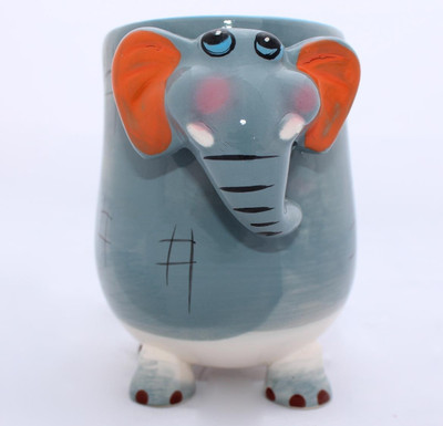

Aarzool Duck Shape Design Porcelain Mug, Grey
